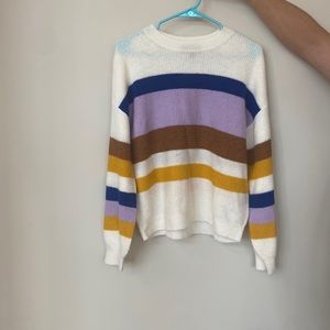 Multi colored sweater